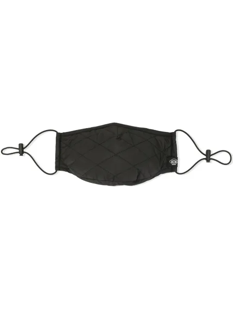 Mostly Heard Rarely Seen quilted face mask Black MH02BJMSK35