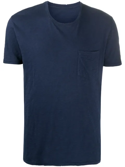 Zadig&Voltaire Stockholm short sleeved T-shirt Blue PWJTP1808H