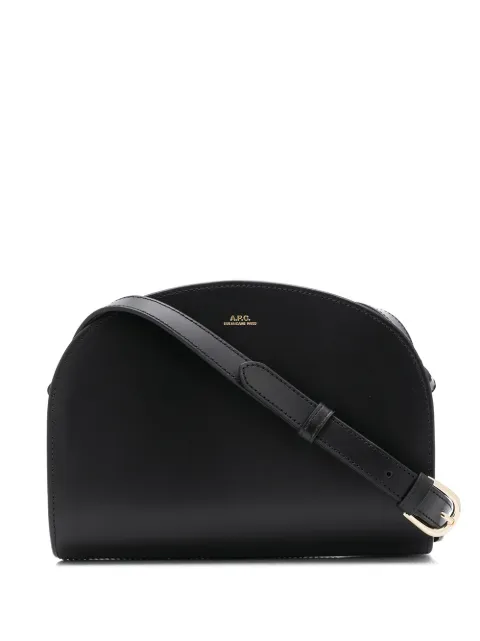 A.P.C. Demi Lune cross body bag Black PXAWVF61048