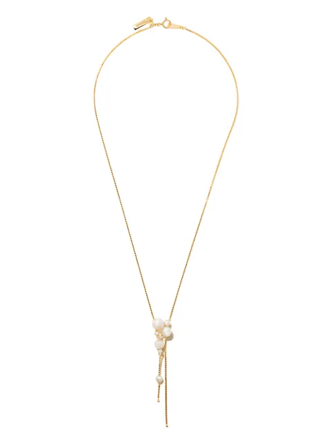 TASAKI 18kt yellow gold Akoya pearl and diamond necklace Gold P13524Y