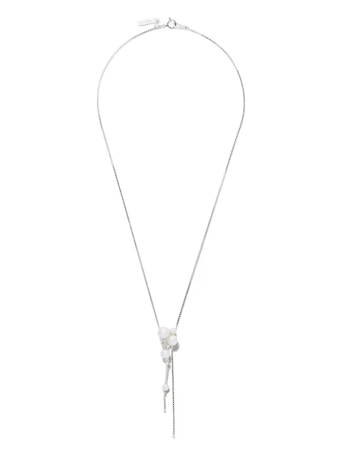TASAKI 18kt white gold Akoya pearl and diamond necklace Silver P13524W