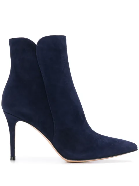 Gianvito Rossi Levy 85mm ankle boots Blue G7032185RICCAS
