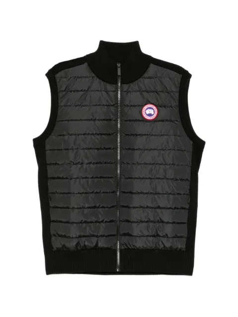 Canada Goose Hybridge knitted gilet Black ZZ6829M9061
