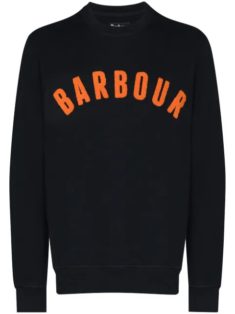 Barbour Prep-logo crew-neck sweatshirt Blue MOL0101NY91