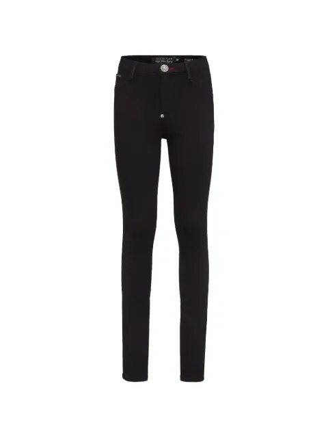 Philipp Plein Angel high-waist jeggings Black F18CWDT1445PDE004N