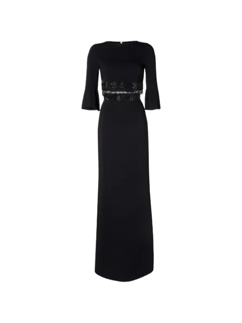 Philipp Plein maxi rhinestone-embellished dress Black P18CWRG0658PCO050N