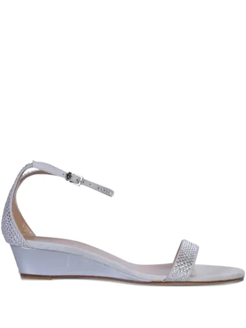 Giuseppe Zanotti 20mm Kanda embellished ankle-strap sandals Silver E000067