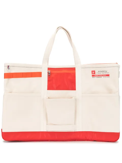 As2ov Alberton canvas tote bag White 181900
