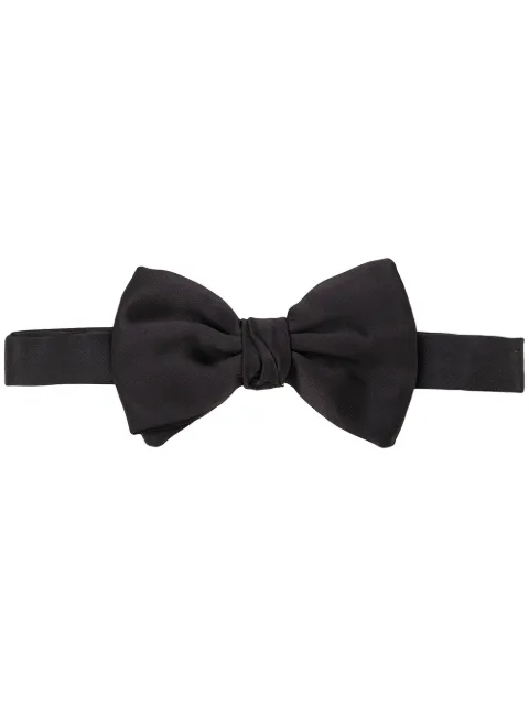 Giorgio Armani silk bow tie Black 3600318P99800020