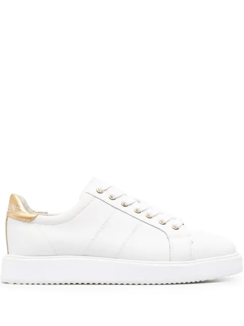 Lauren Ralph Lauren metallic-panel sneakers White 802729782
