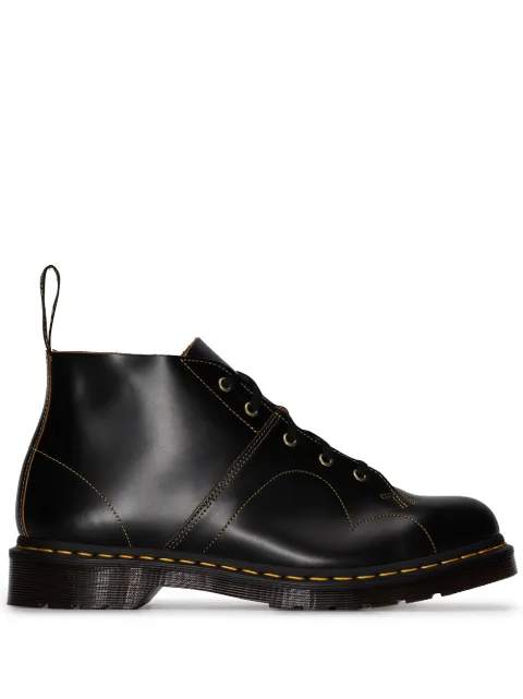 Dr. Martens leather lace-up booties Black 16054001
