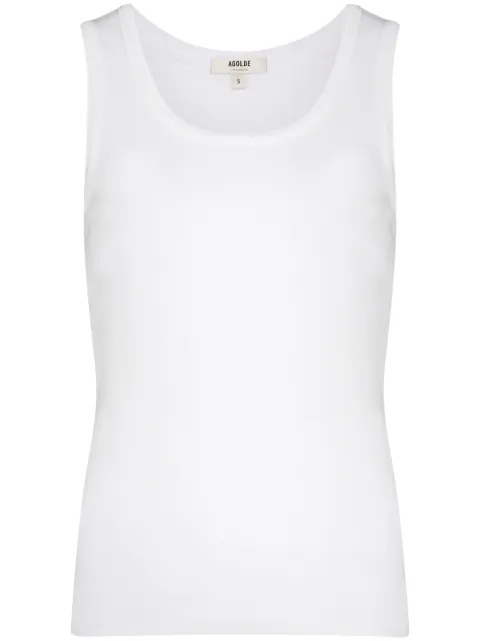 AGOLDE sleeveless tank top White A70561260