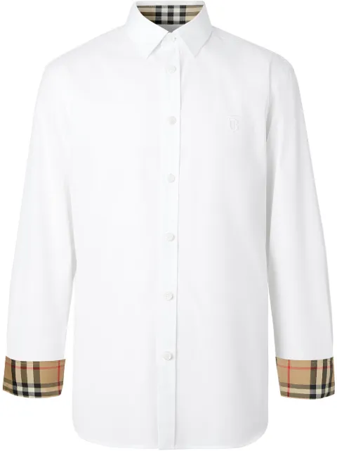 Burberry Monogram Motif slim-fit shirt White 8032308