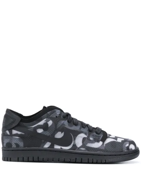 Nike x Comme des Garçons Dunk Monogram sneakers Black GEK101