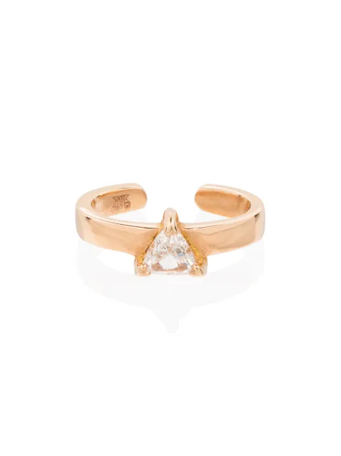 Anita Ko 18kt rose gold Trillion diamond ear cuff Yellow AKECTR100RG