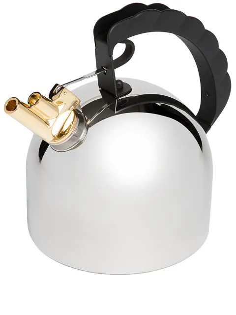 Alessi Water Kettle With Whistle Silver 9091FM