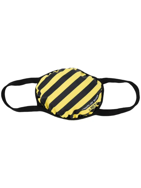 Vision Of Super striped face mask Black MAS