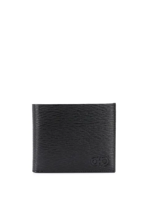 Ferragamo Gancini bifold wallet Black 733308