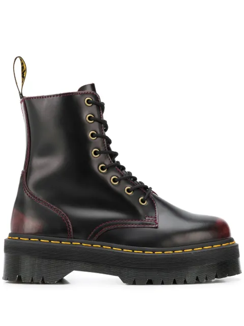 Dr. Martens Jadon combat boots Red DMSJADONCRAC24764600