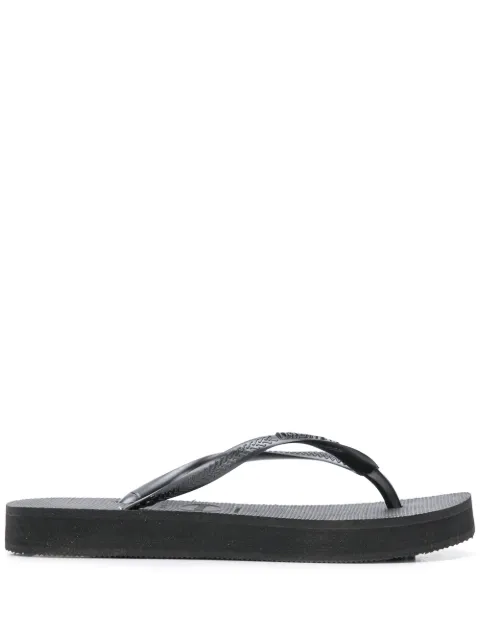 Havaianas platform logo slides Grey 4144537
