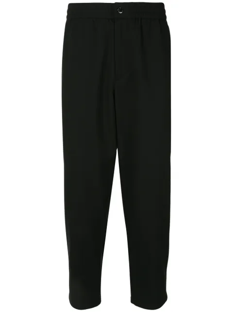 Ports V tapered cropped trousers Black VL9TCL04JWQ063