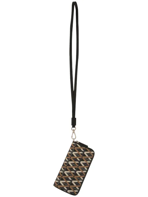 Ports V geometric-print cardholder Black VL9AWA04BJUZ002