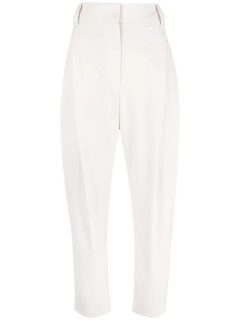 Brunello Cucinelli tapered leg trousers Neutrals MB526P7381C8505
