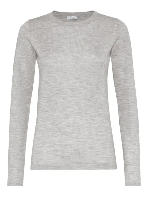 Brunello Cucinelli fine knit jumper Grey M13800000C072