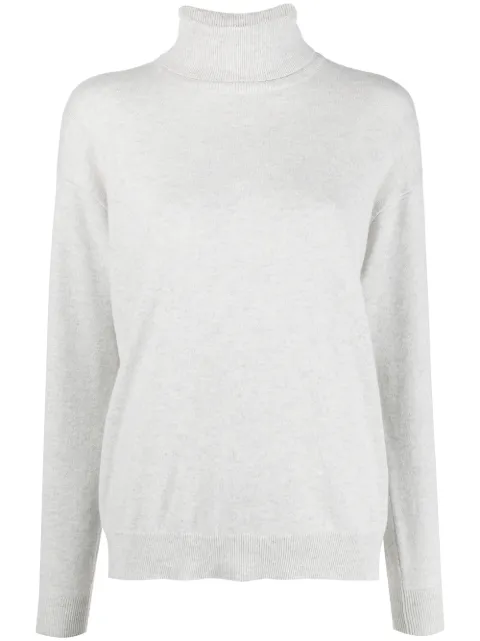 Brunello Cucinelli mock-neck cashmere jumper Grey M12150103C2719