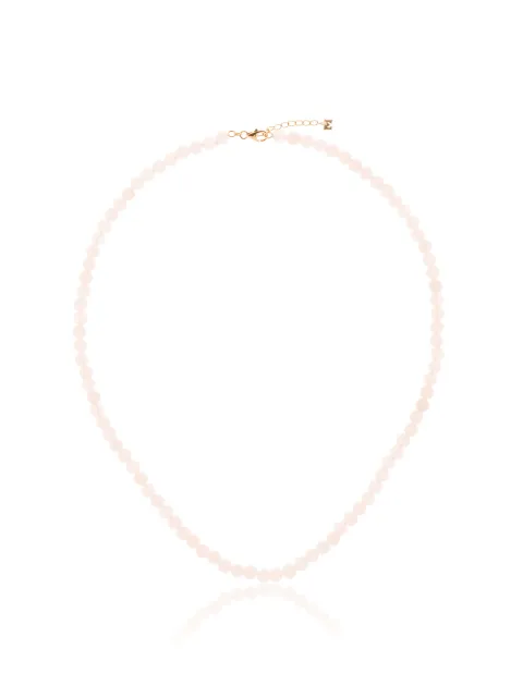 Mateo 14kt yellow gold rose quartz necklace Gold BRC01