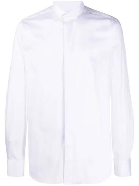 Xacus long sleeve tailored shirt White 546ML11231