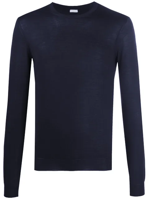 Malo fine knit jumper Blue UMA008F8Z02