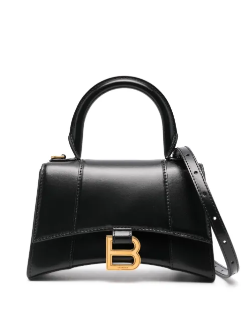 Balenciaga Hourglass XS top-handle bag Black 5928331QJ4M