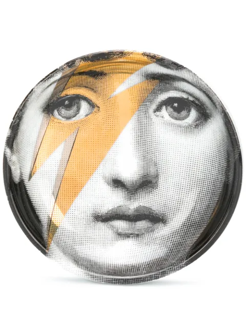 Fornasetti Don Giovani ashtray (12cm) Black P23Z375