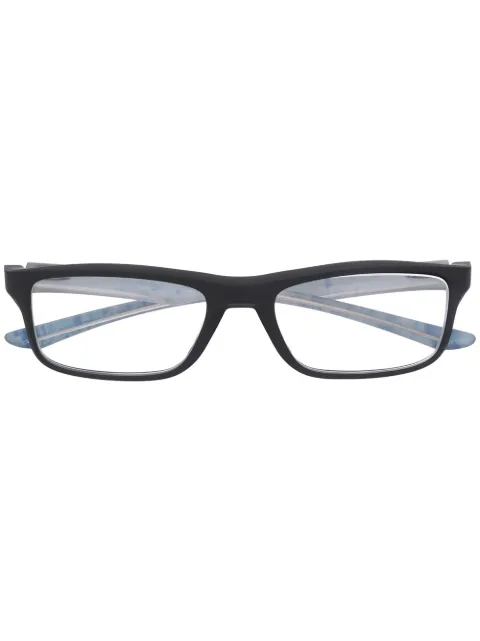Oakley Plank 2 rectangle-frame glasses Black OX80818081