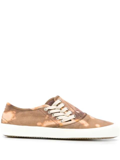 Maison Margiela tie-dye print sneakers Brown S37WS0498P3256