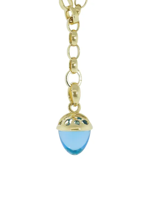 TAMARA COMOLLI 18kt yellow gold Fairy Mikado bouquet blue topaz pendant Gold PMBXLFTOSWYG