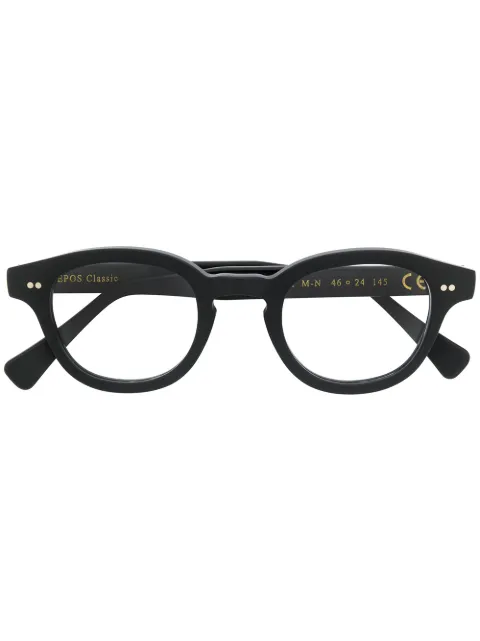 Epos Bronte 2 soft-round frame glasses Black BRONTE2