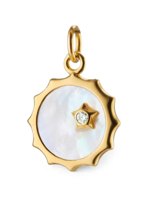 MONICA RICH KOSANN Happiness mother-of-pearl and diamond pendant Gold CHSUNYG