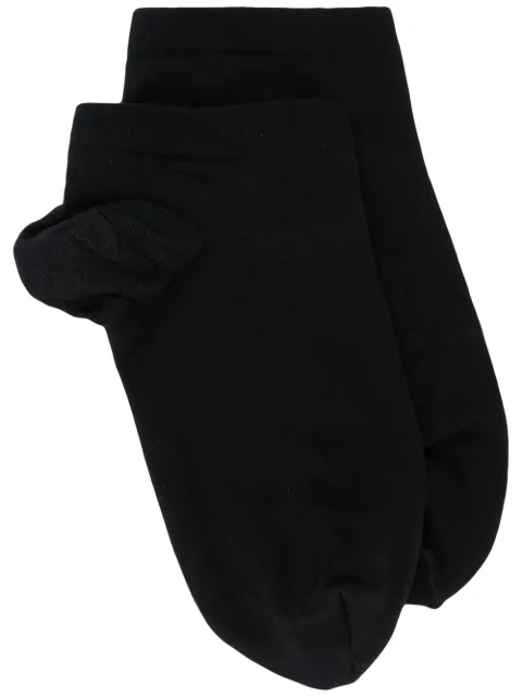 Wolford plain cotton-blend socks Black 45018