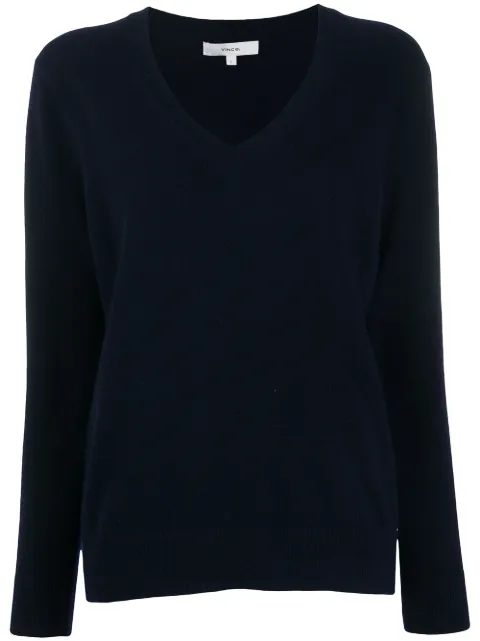 Vince weekend V-neck jumper Blue VR74978133