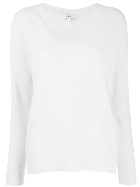 Vince Weekend V neck Jumper White VR74978133