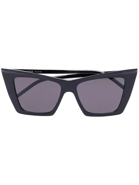 Saint Laurent Eyewear sharp cat eye sunglasses Black SL372001