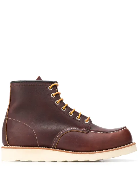 Red Wing Shoes Classic Moc lace-up boots Brown 8138BRIAROILSLICK