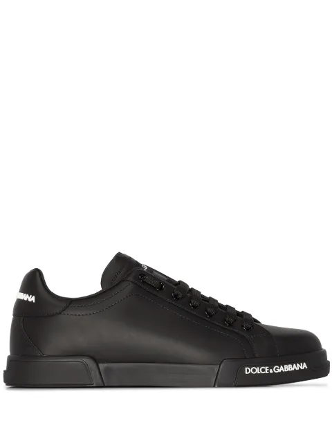 Dolce & Gabbana Portofino logo-detail sneakers Black CS1774AA335