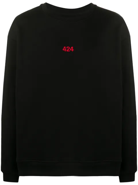 424 logo-print sweatshirt Black 80071150999