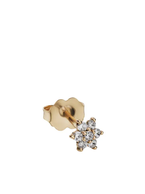 MARIA TASH 5.5mm 18kt yellow gold diamond flower stud earring Gold 11337