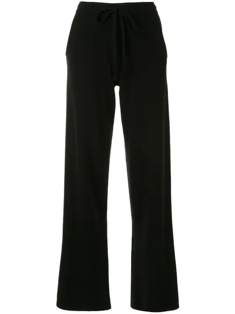 Chinti & Parker wide leg track pants Black KJ222BLC