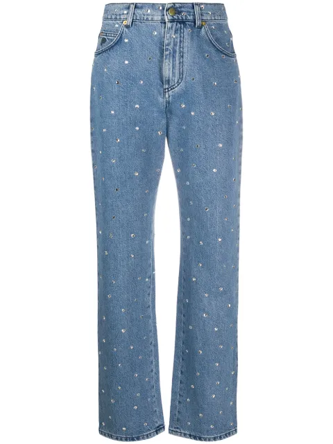 Philosophy Di Lorenzo Serafini denim embellished straight leg jeans Blue A03252130