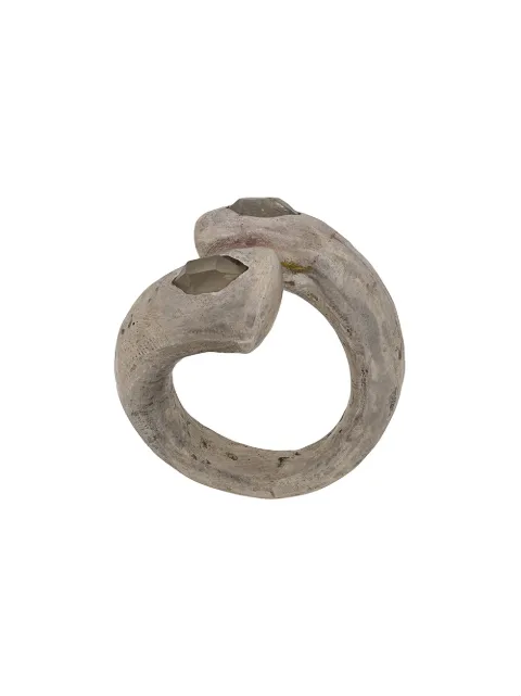 Parts of Four Twisted Druid open ring Silver E160115MAHER